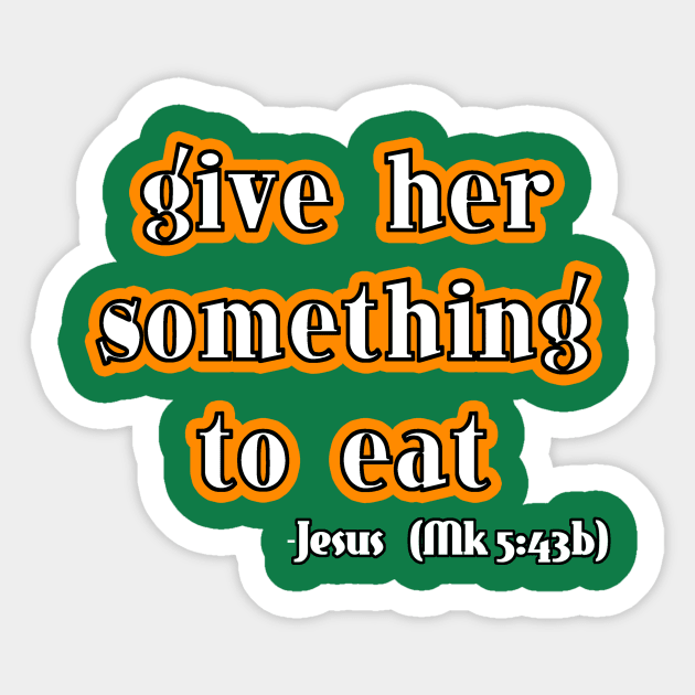 quoting Jesus Sticker by toastercide